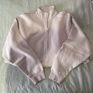 Aritzia Cozy Fleece Mega Raglan 1/2 Zip Sweatshirt